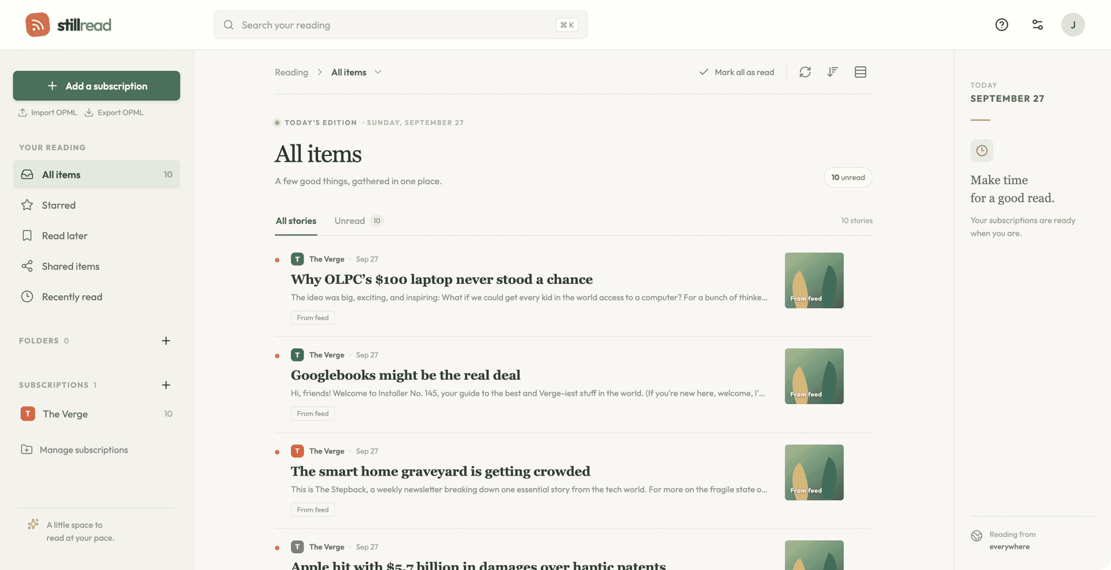 Feedflow template preview